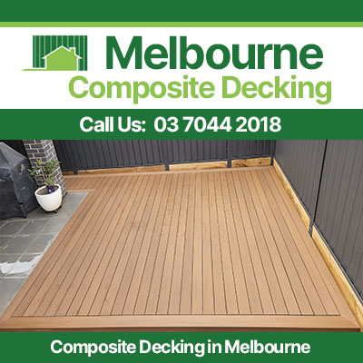 Composite decking with modern finish in Melbourne